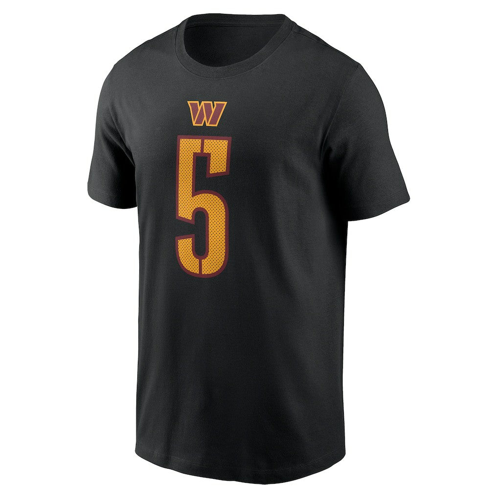Nike Jayden Daniels Washington Commanders Player Name & Number T-Shirt Black