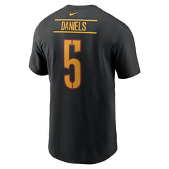Nike Jayden Daniels Washington Commanders Player Name & Number T-Shirt Black
