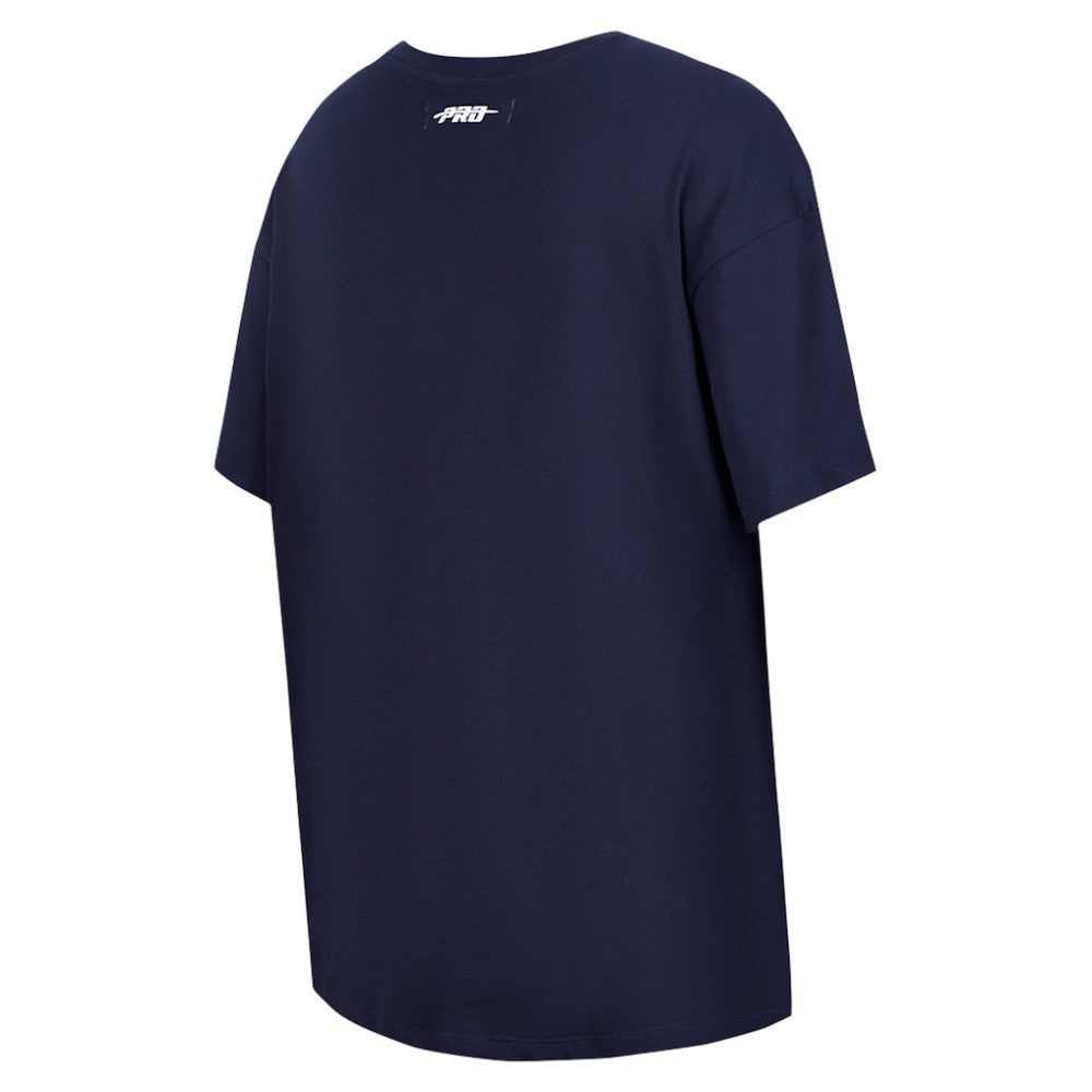 Atlanta Braves Pro Standard Women's Rhinestone Slim Fit T-Shirt - Navy - MLB Online