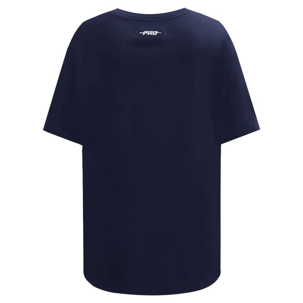 Atlanta Braves Pro Standard Women's Rhinestone Slim Fit T-Shirt - Navy - MLB Online