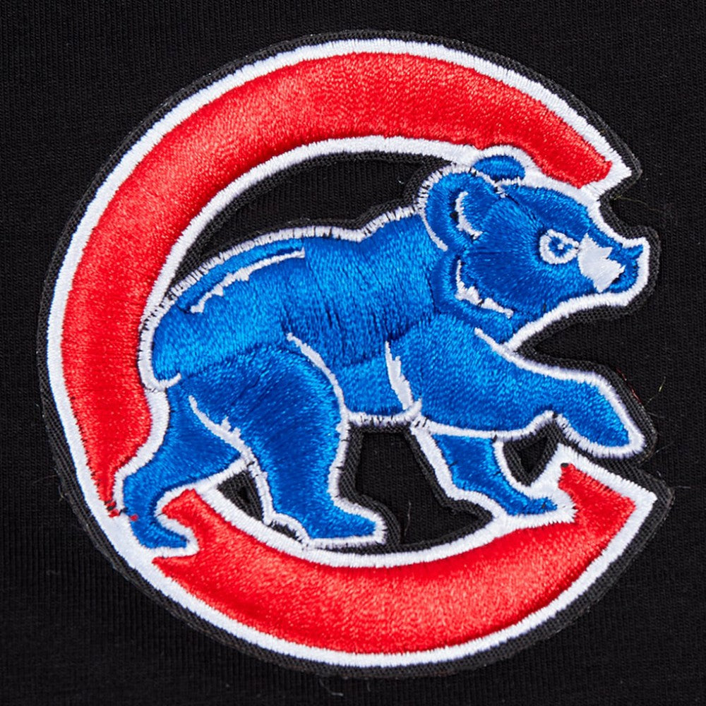 Chicago Cubs Pro Standard Women's Rhinestone Slim Fit T-Shirt - Black - MLB Sale
