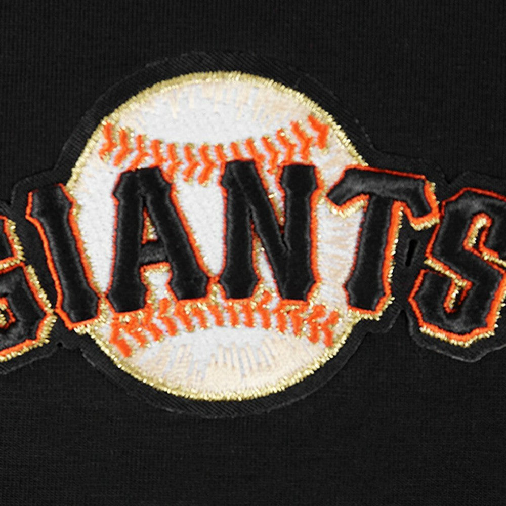San Francisco Giants Pro Standard Women's Rhinestone Slim Fit T-Shirt - Black - MLB Sale