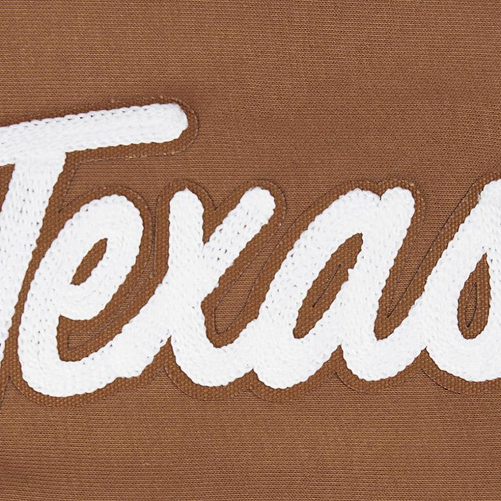 Texas Rangers Pro Standard Women's Paint The City Pullover Cropped Sweatshirt - Brown - MLB Online