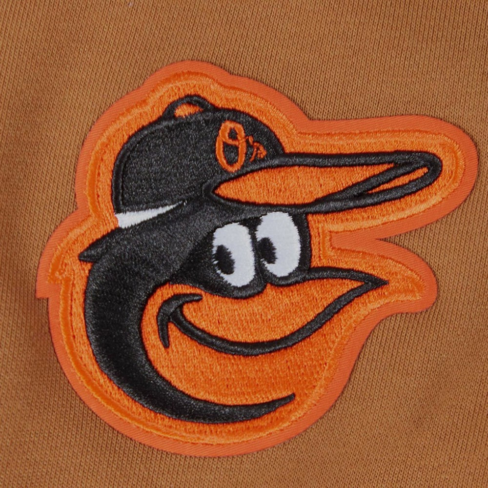 Baltimore Orioles Pro Standard Women's Paint The City Pullover Cropped Sweatshirt - Brown - MLB Sale