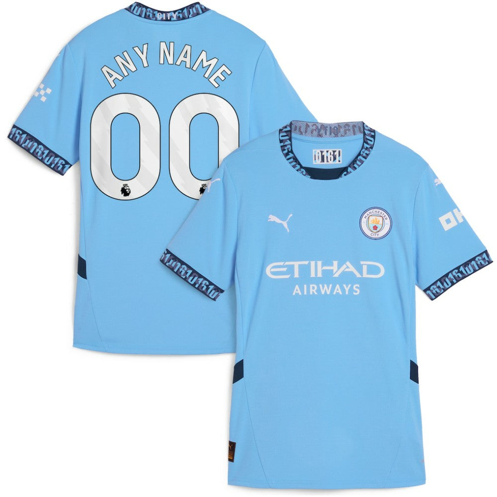 Manchester City Women's 2024/25 Home Replica Custom Jersey Light Blue - Puma