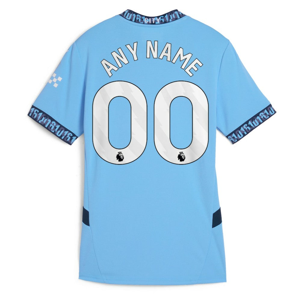 Manchester City Women's 2024/25 Home Replica Custom Jersey Light Blue - Puma