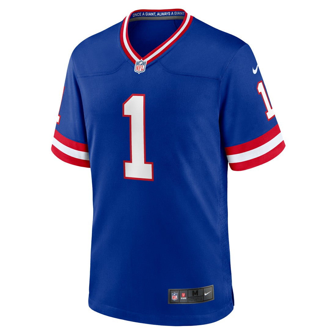 Nike Malik Nabers New York Giants Game Player Jersey Royal