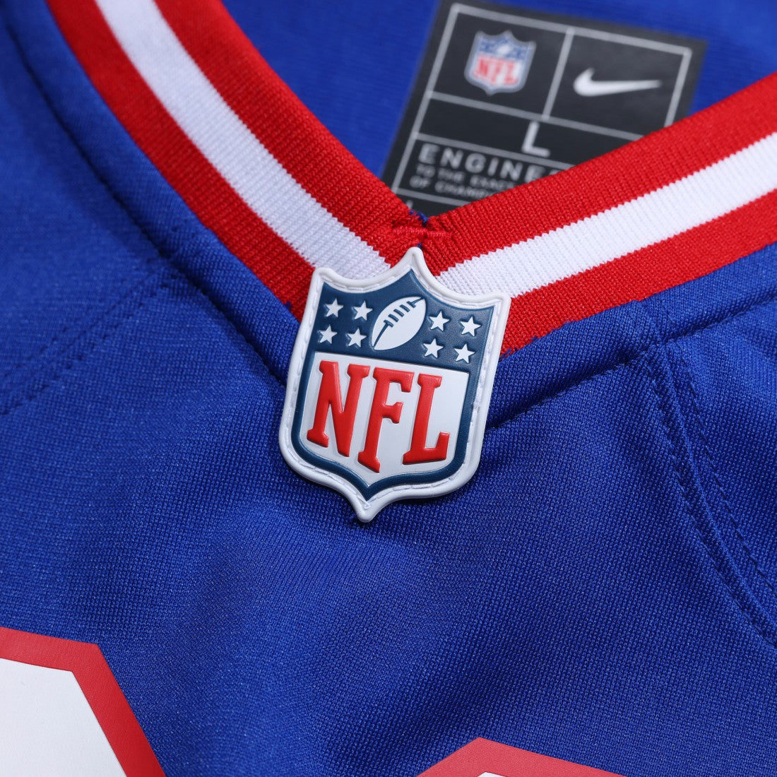 Nike Malik Nabers New York Giants Game Player Jersey Royal