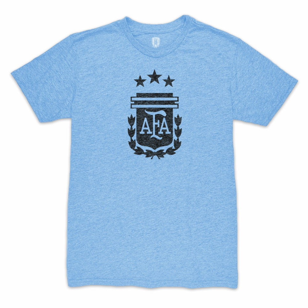 Julián Álvarez Argentina National Team 1863FC Player Retro Tri-Blend T-Shirt Light Blue