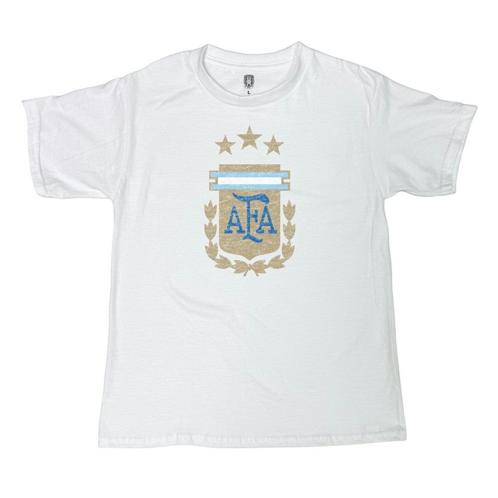 Argentina National Team 1863FC Youth Badge T-Shirt White