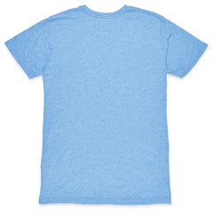 Argentina National Team 1863FC Retro Wordmark Tri-Blend T-Shirt Light Blue