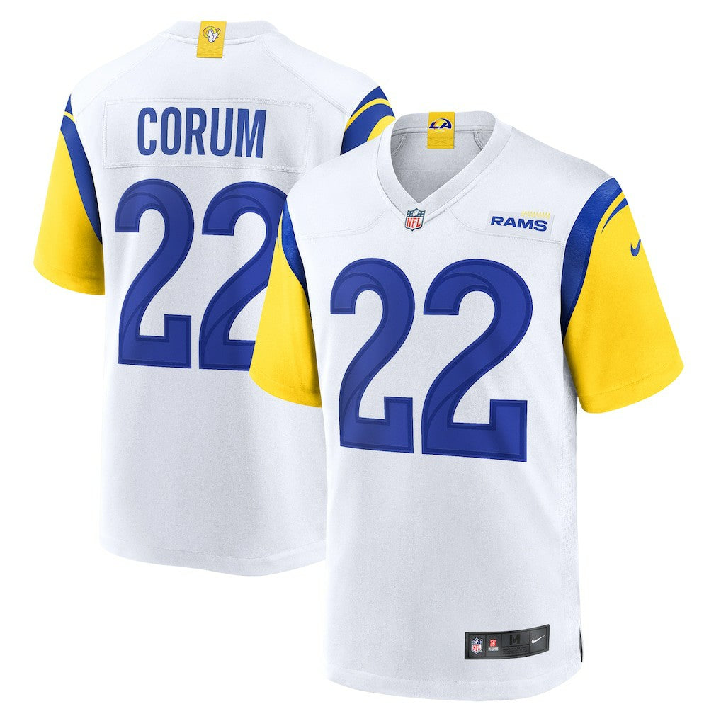 Nike Blake Corum Los Angeles Rams Game Jersey White