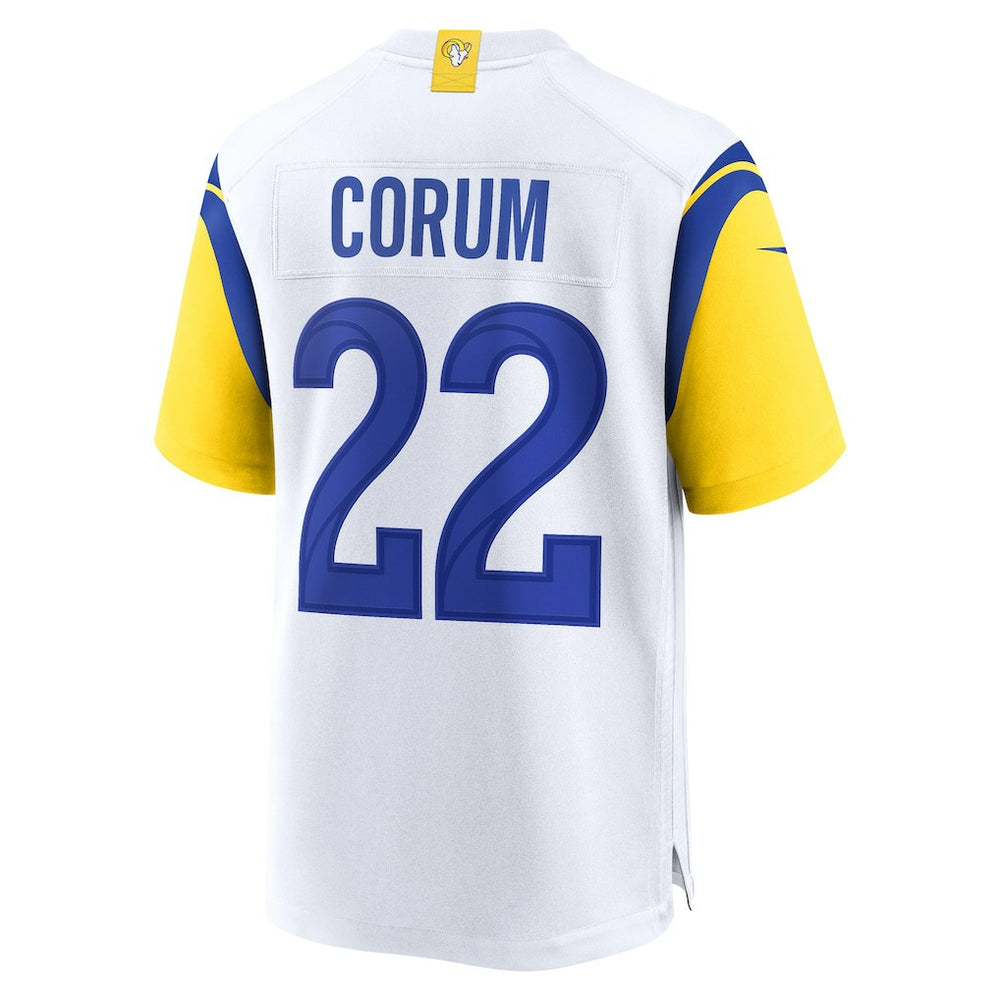 Nike Blake Corum Los Angeles Rams Game Jersey White