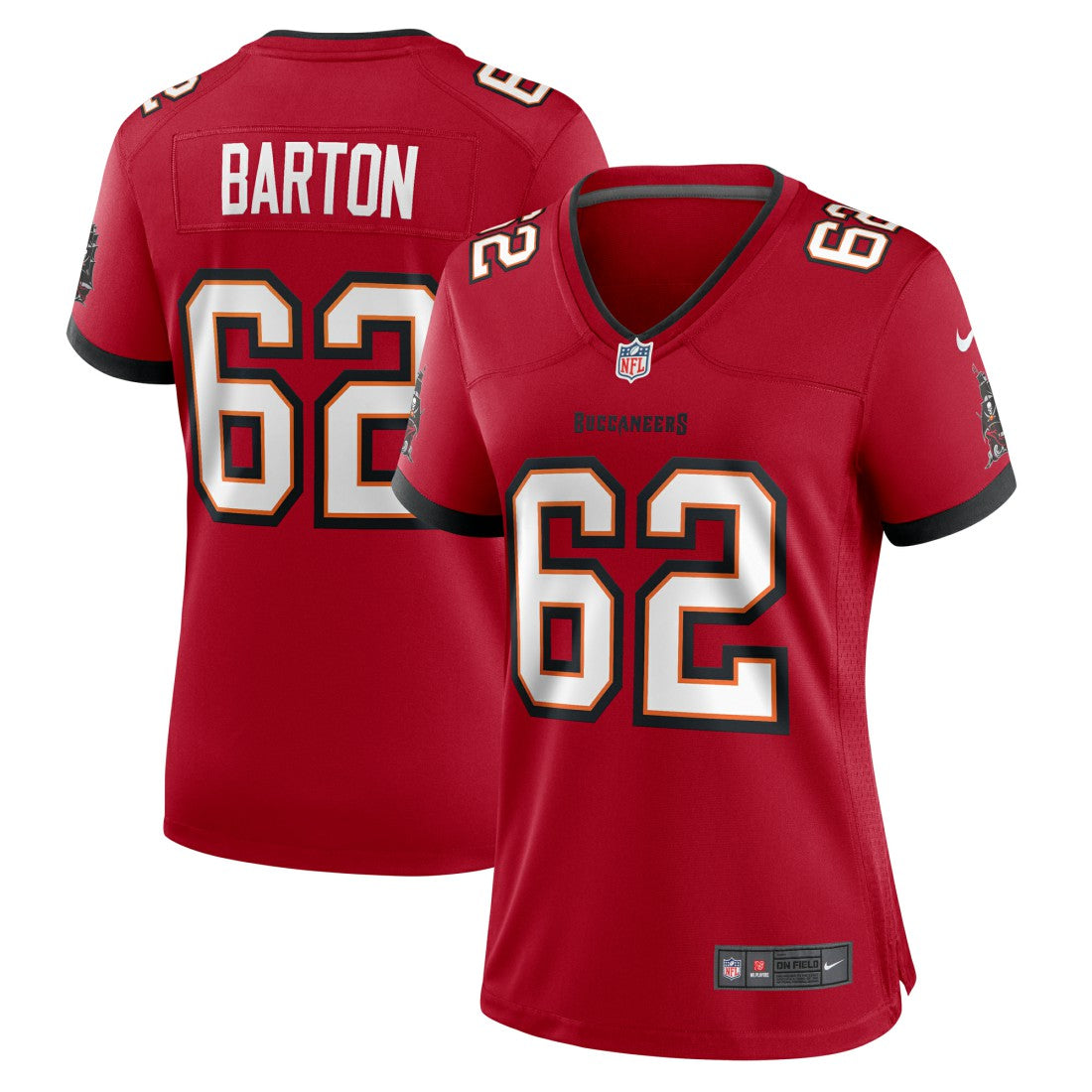 Nike Graham Barton Tampa Bay Buccaneers Women's Game Jersey Red