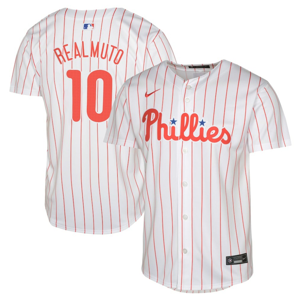 J.T. Realmuto Philadelphia Phillies Nike Youth Home Limited Jersey - White - Nike on Sale