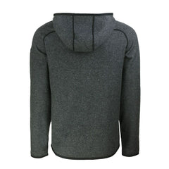 Atlanta Falcons Cutter & Buck Mainsail Hoodie Raglan Full-Zip Jacket Heather Charcoal