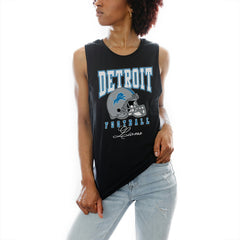 Detroit Lions Gameday Couture Women's Preseason Opener Racerback Tank Top Black
