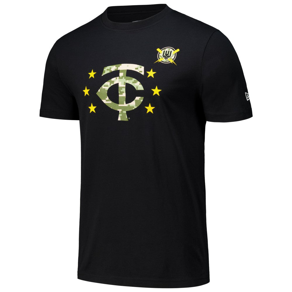 Minnesota Twins New Era 2024 Armed Forces Day T-Shirt - Black - New Era Sale