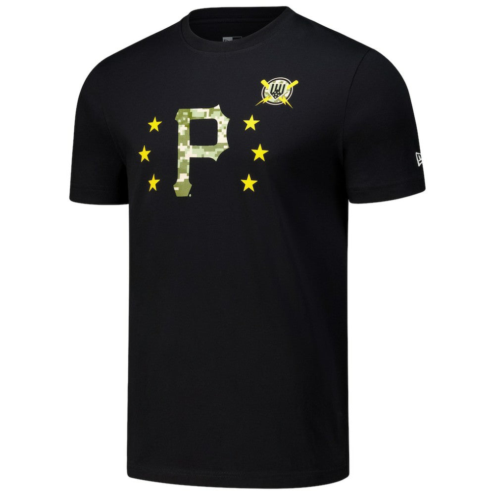 Pittsburgh Pirates New Era 2024 Armed Forces Day T-Shirt - Black - New Era on Sale