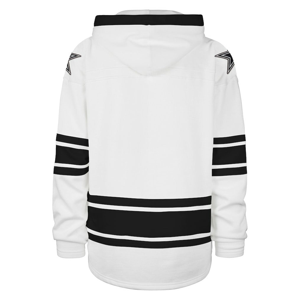 47 brand Dallas Cowboys '47 After Image Superior Lacer Pullover Hoodie White