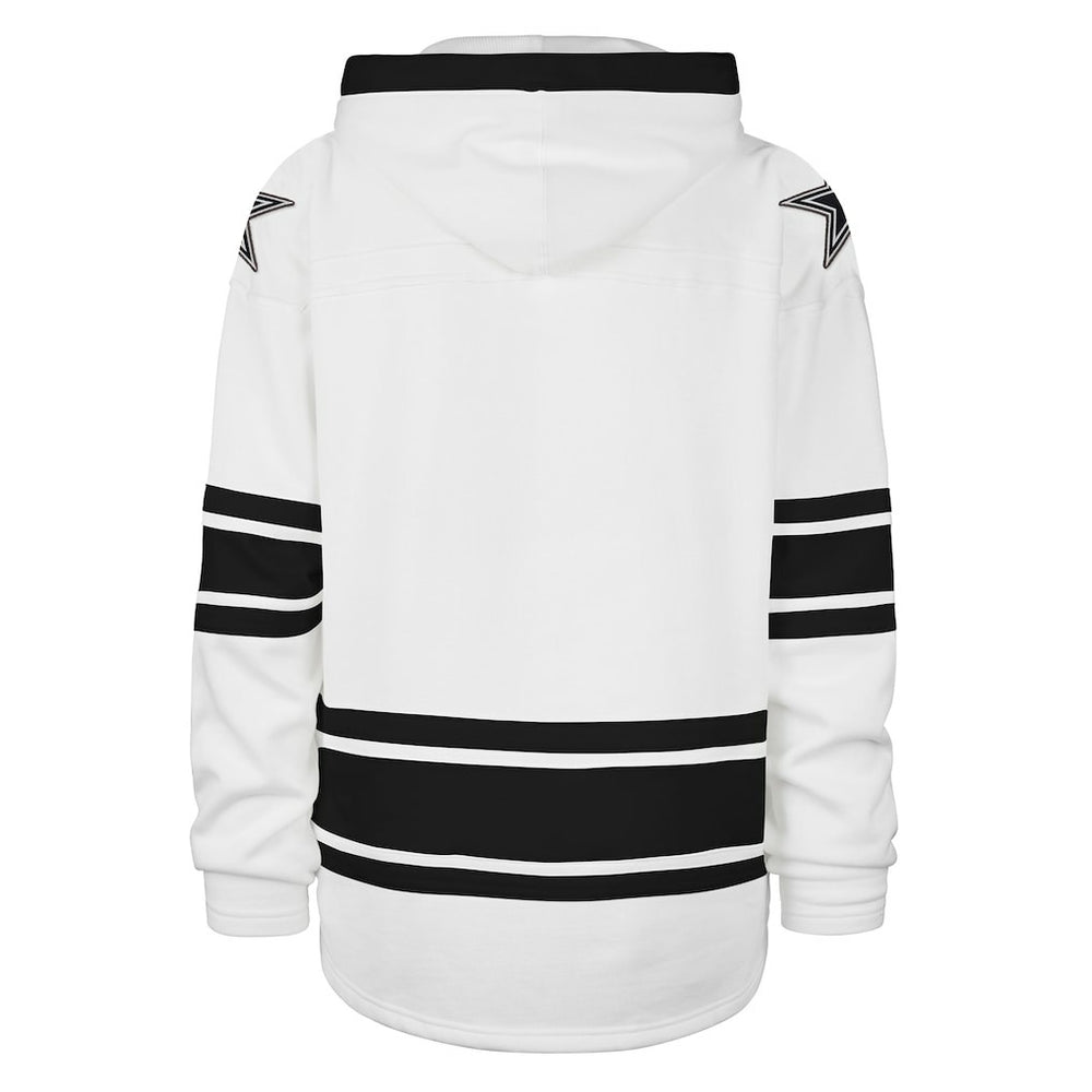 47 brand Dallas Cowboys '47 After Image Superior Lacer Pullover Hoodie White