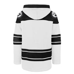 47 brand Pittsburgh Steelers '47 After Image Superior Lacer Pullover Hoodie White