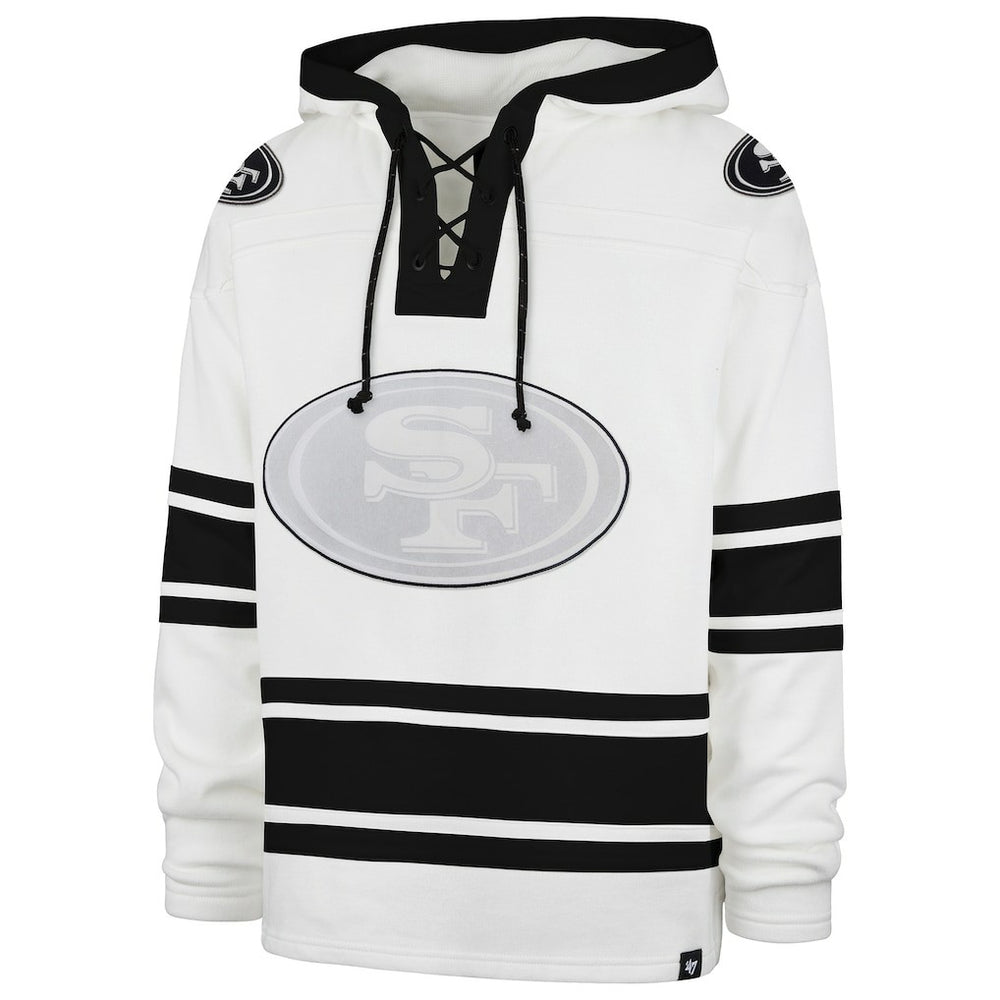 47 brand San Francisco 49ers '47 After Image Superior Lacer with Hood White