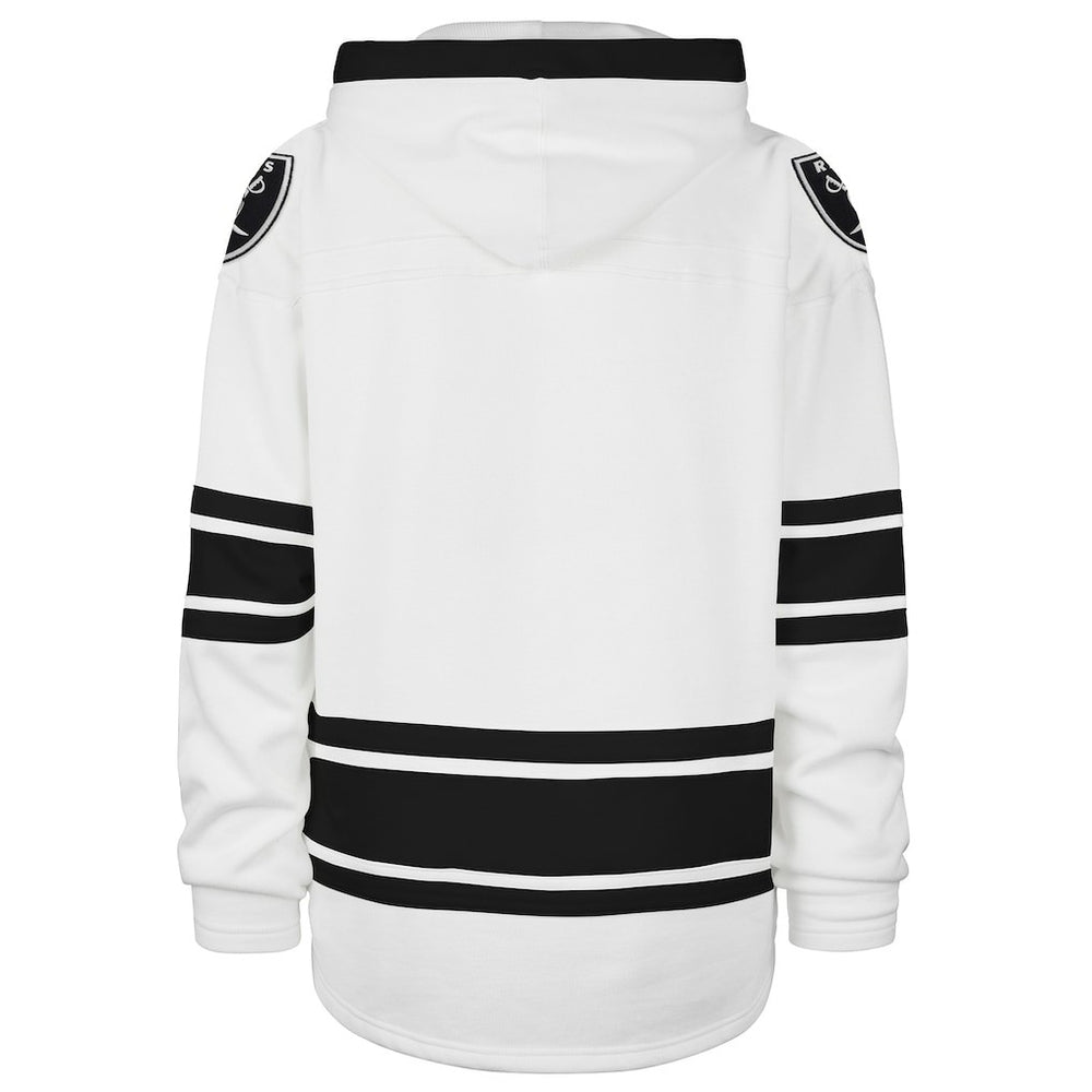 47 brand Las Vegas Raiders '47 After Image Superior Lacer with Hood White