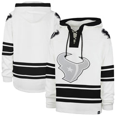 47 brand Houston Texans '47 After Image Superior Lacer with Hood White