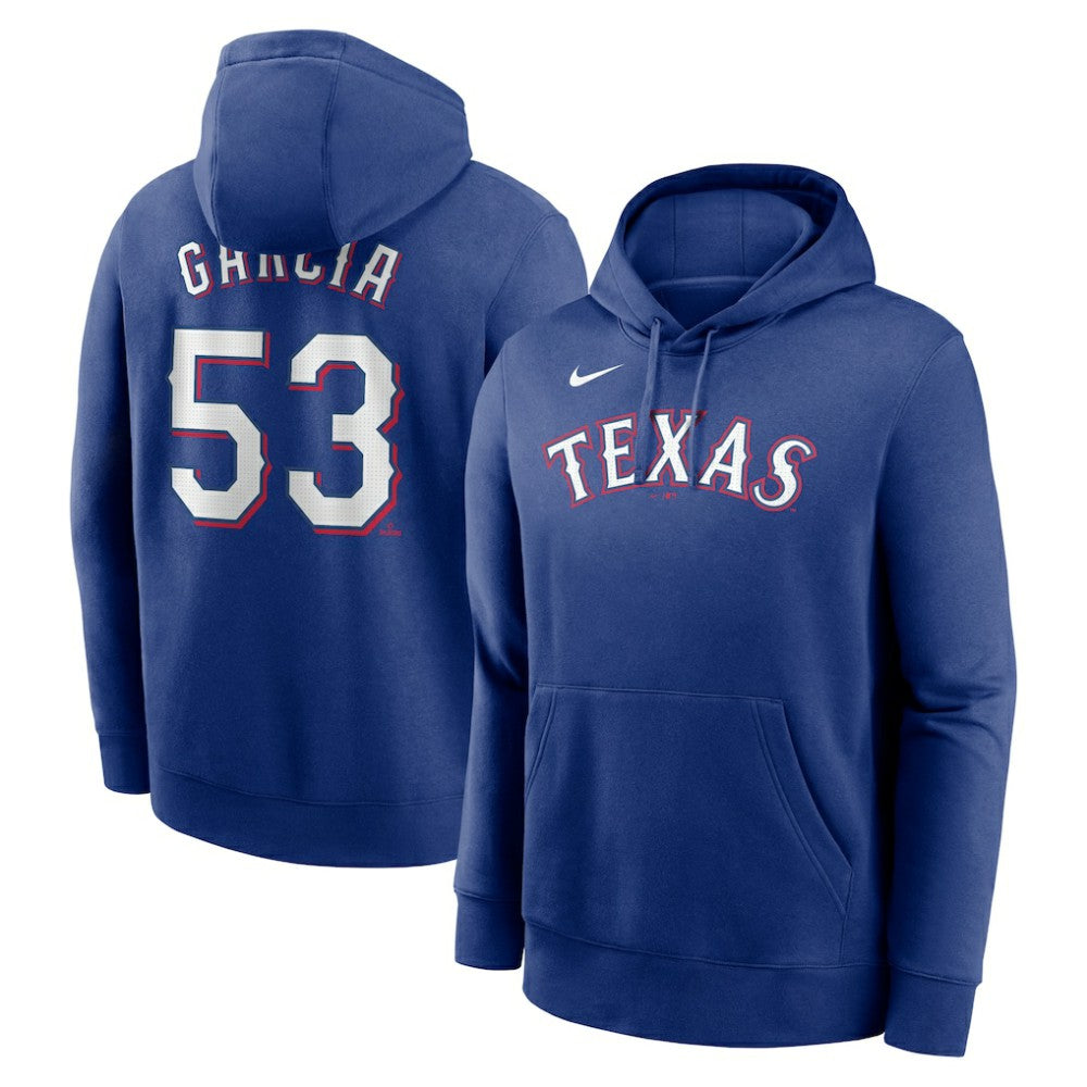Adolis Garcia Texas Rangers Nike Player Name & Number Club Pullover Hoodie - Royal - Nike Discount