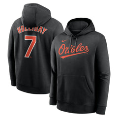 Jackson Holliday Baltimore Orioles Nike Player Name & Number Club Fleece Pullover Hoodie - Black - Nike Discount