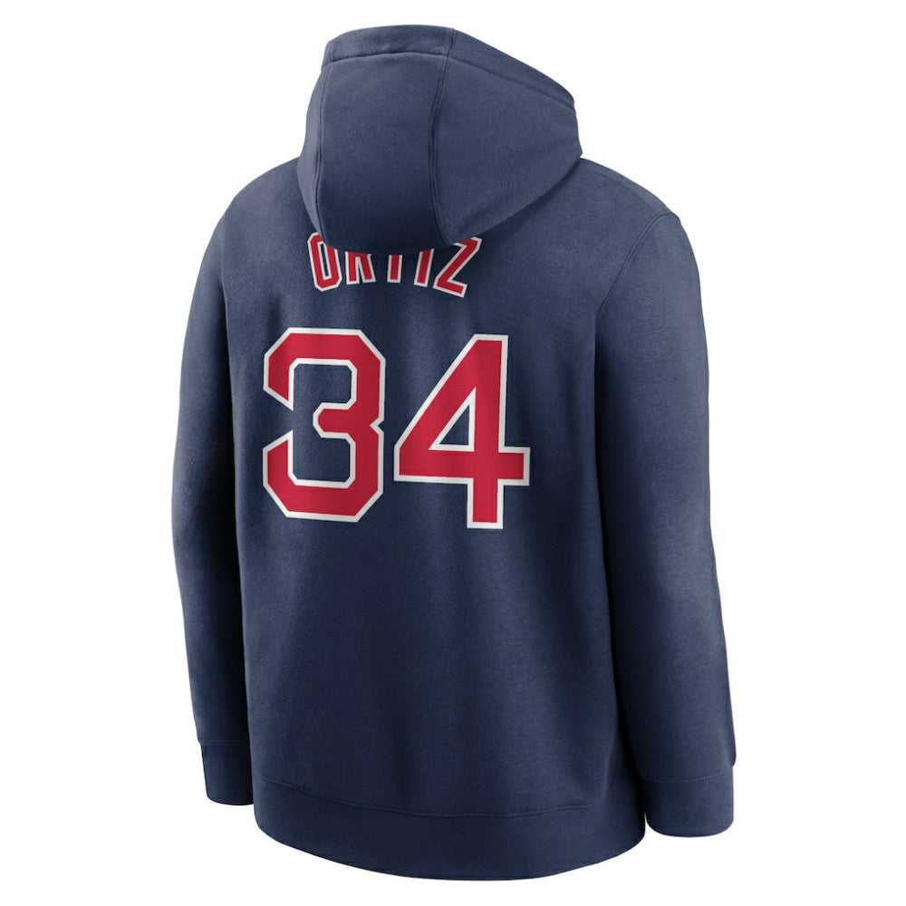 David Ortiz Boston Red Sox Nike Player Name & Number Club Pullover Hoodie - Navy - Nike Sale