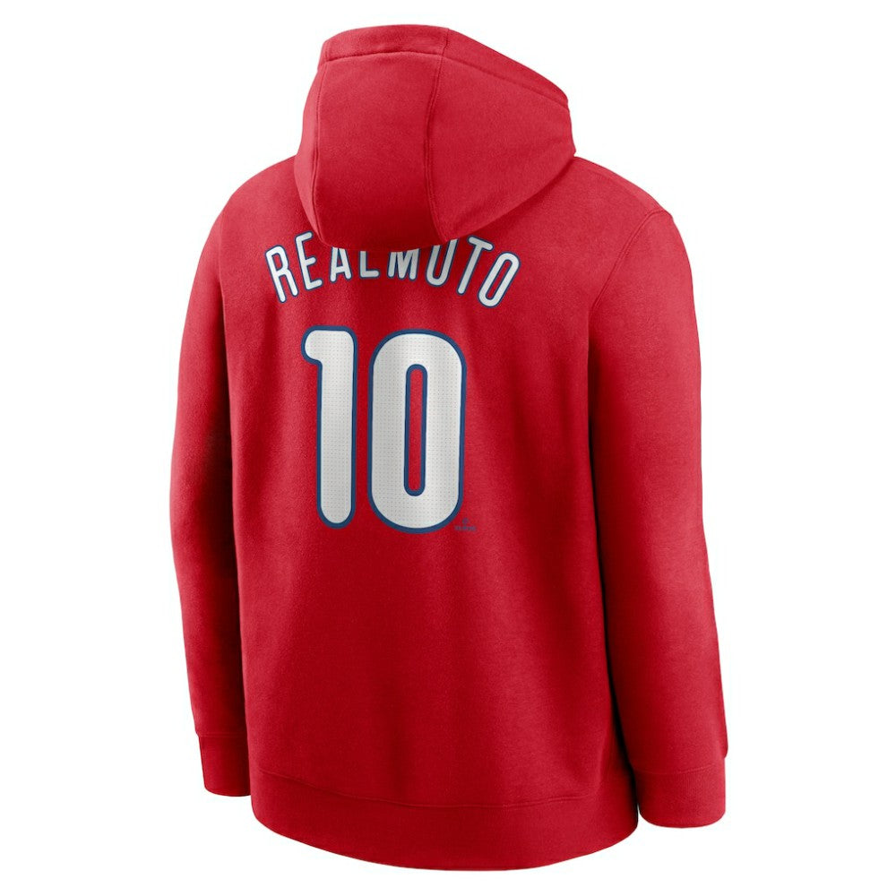 J.T. Realmuto Philadelphia Phillies Nike Player Name & Number Club Pullover Hoodie - Red - Nike Discount