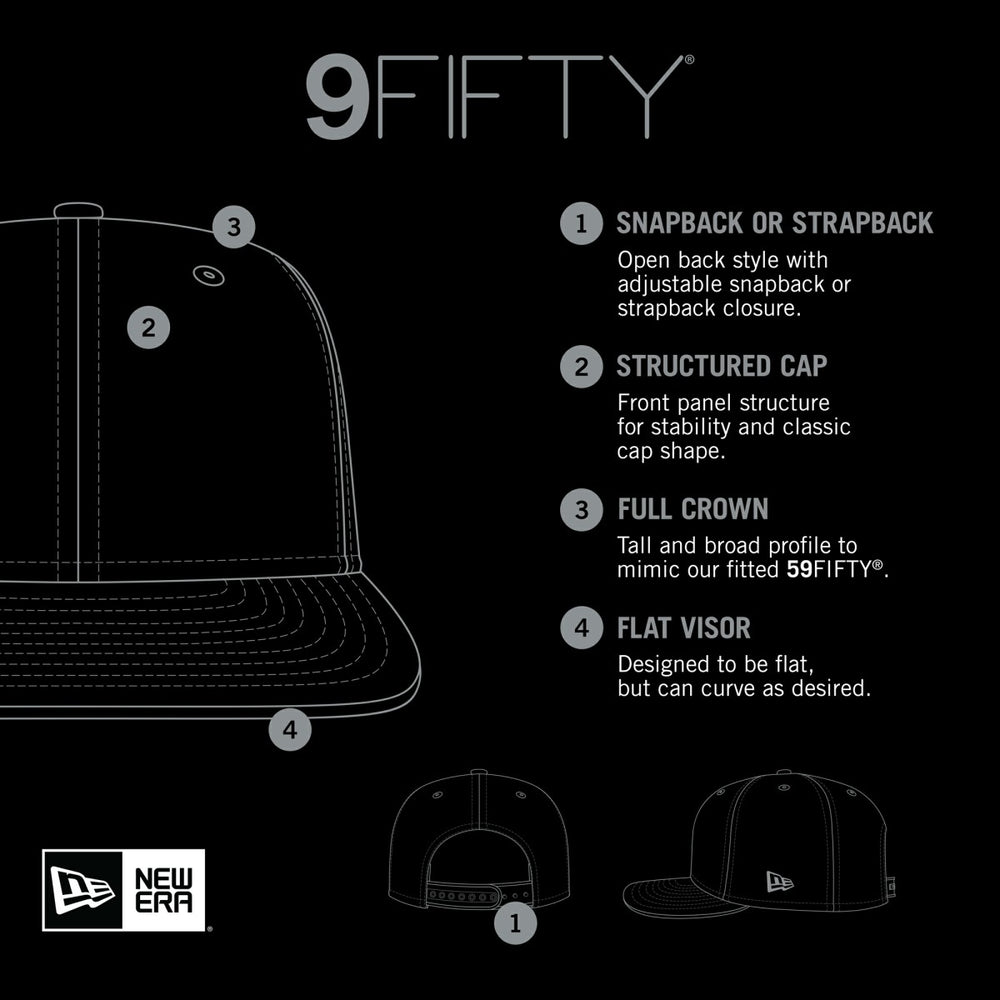 San Antonio Spurs x Alpine 9FIFTY Snapback Hat Black | New Era Near Me
