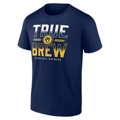 Milwaukee Brewers Hometown Double T-Shirt - Navy - MLB Online
