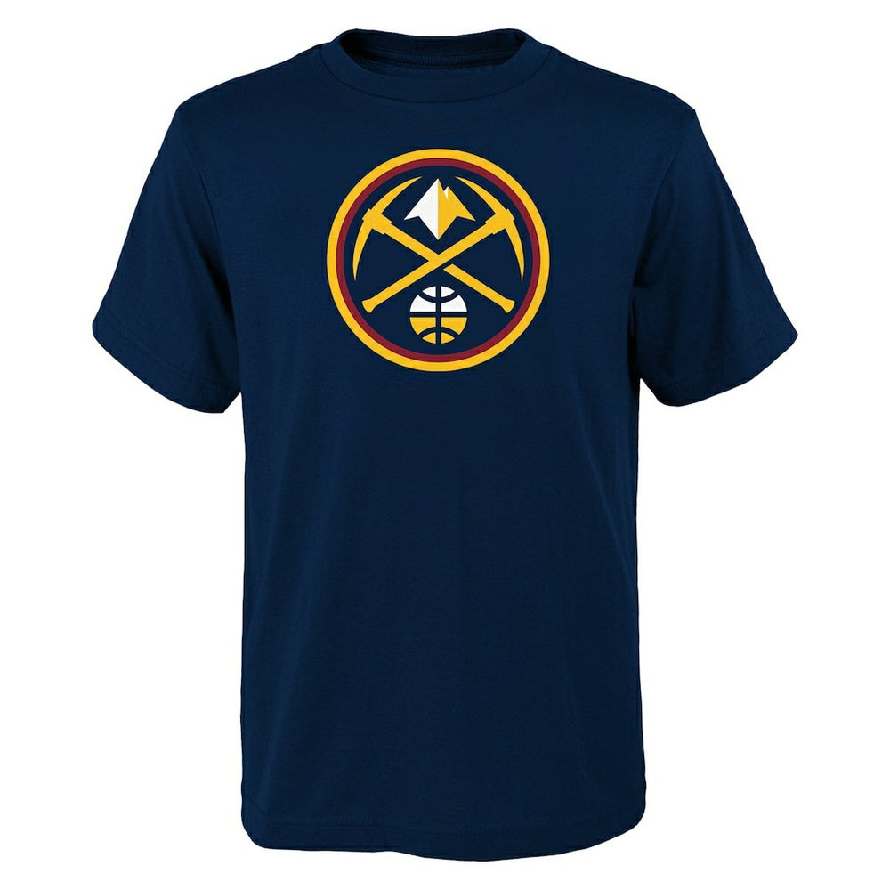 Denver Nuggets Youth Primary Logo T-Shirt Navy