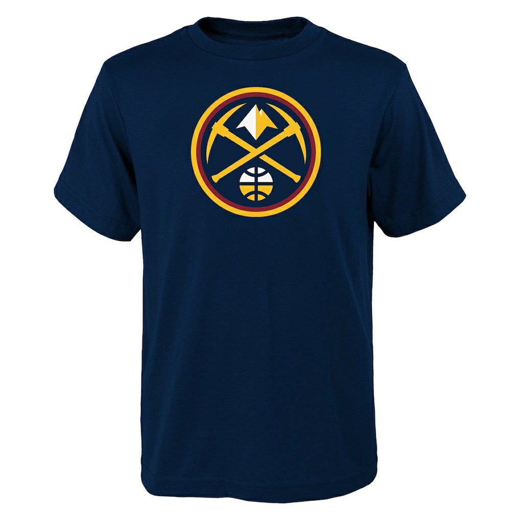 Denver Nuggets Youth Primary Logo T-Shirt Navy