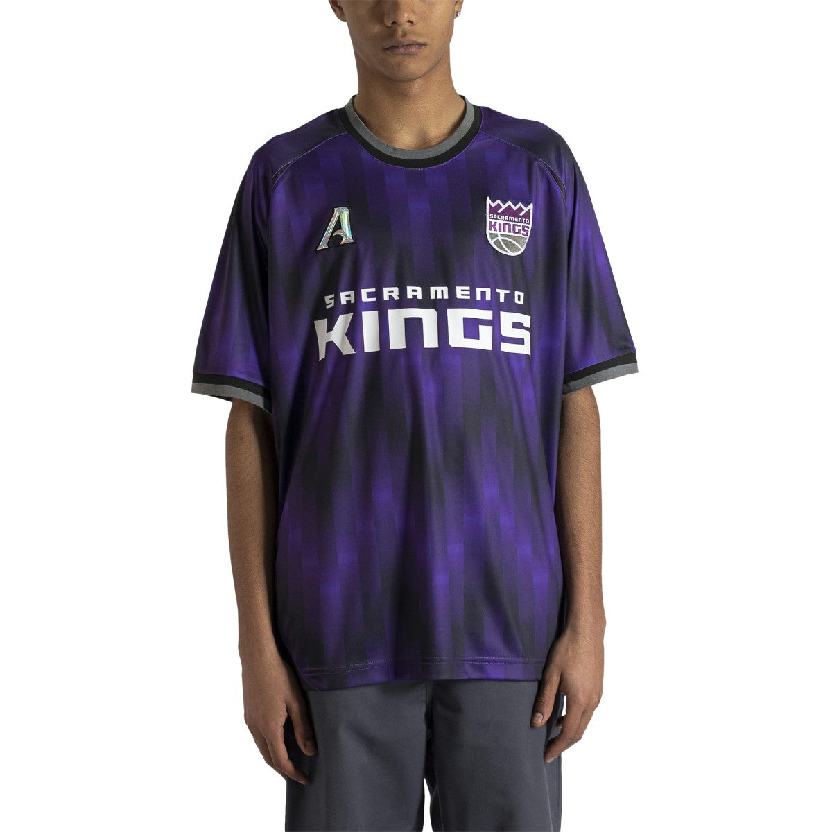 Sacramento Kings Authmade x NBA Soccer Kit Fashion Jersey Purple