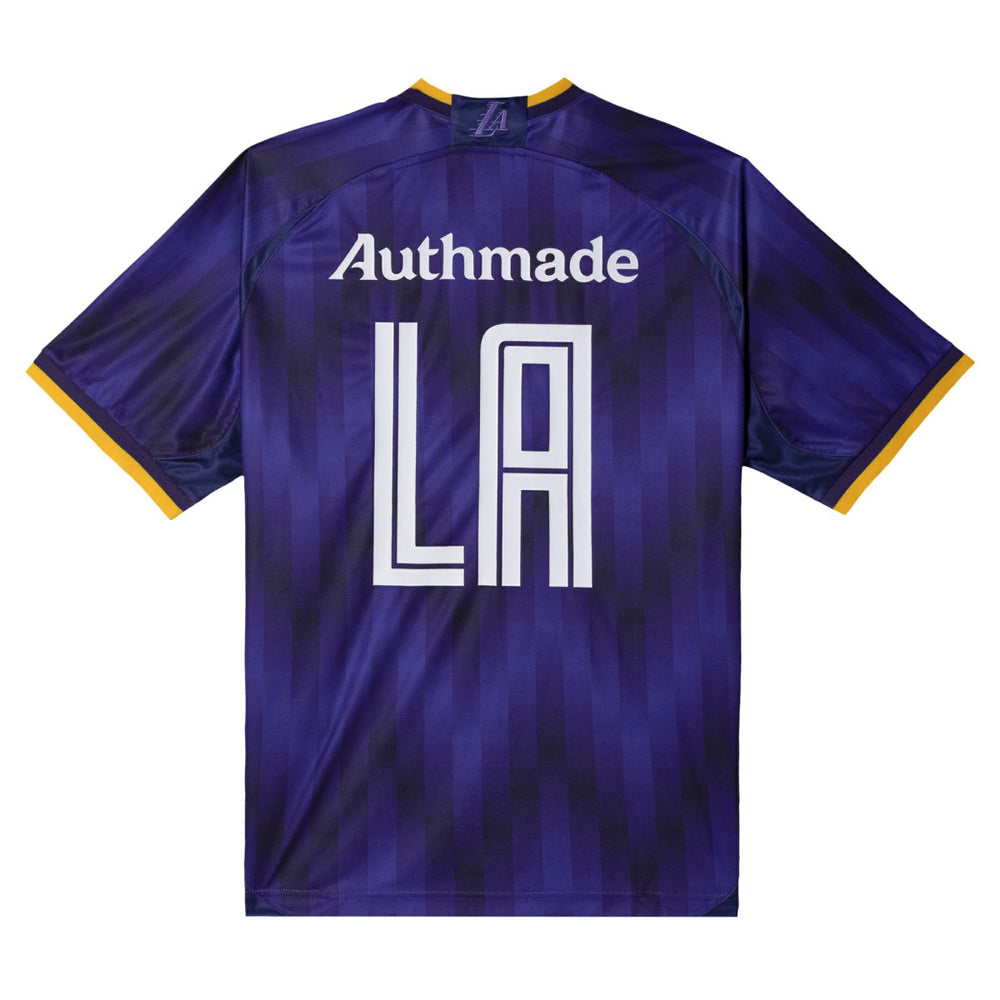 Los Angeles Lakers Authmade x NBA Soccer Kit Fashion Jersey Purple