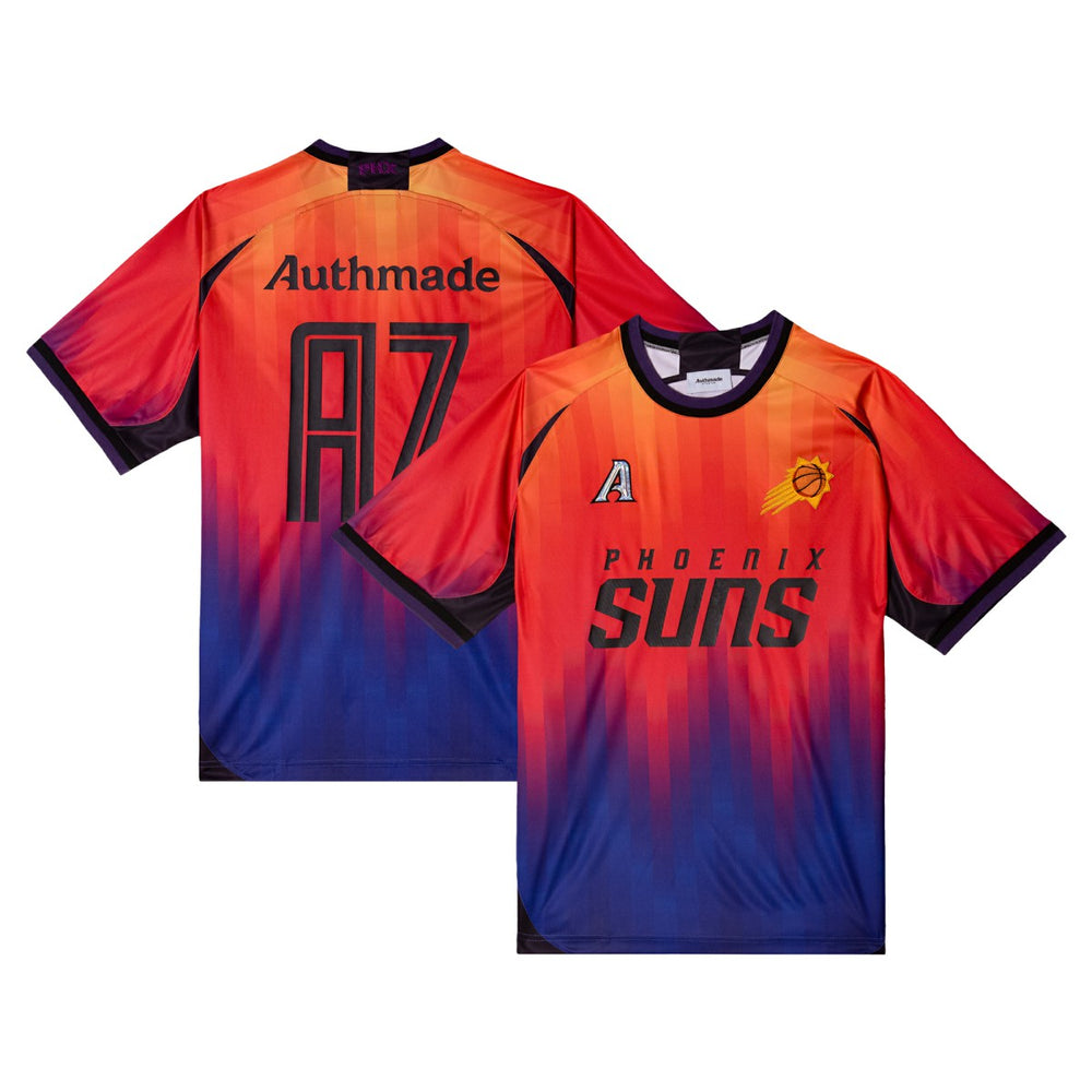 Phoenix Suns Authmade x NBA Soccer Kit Fashion Jersey Orange