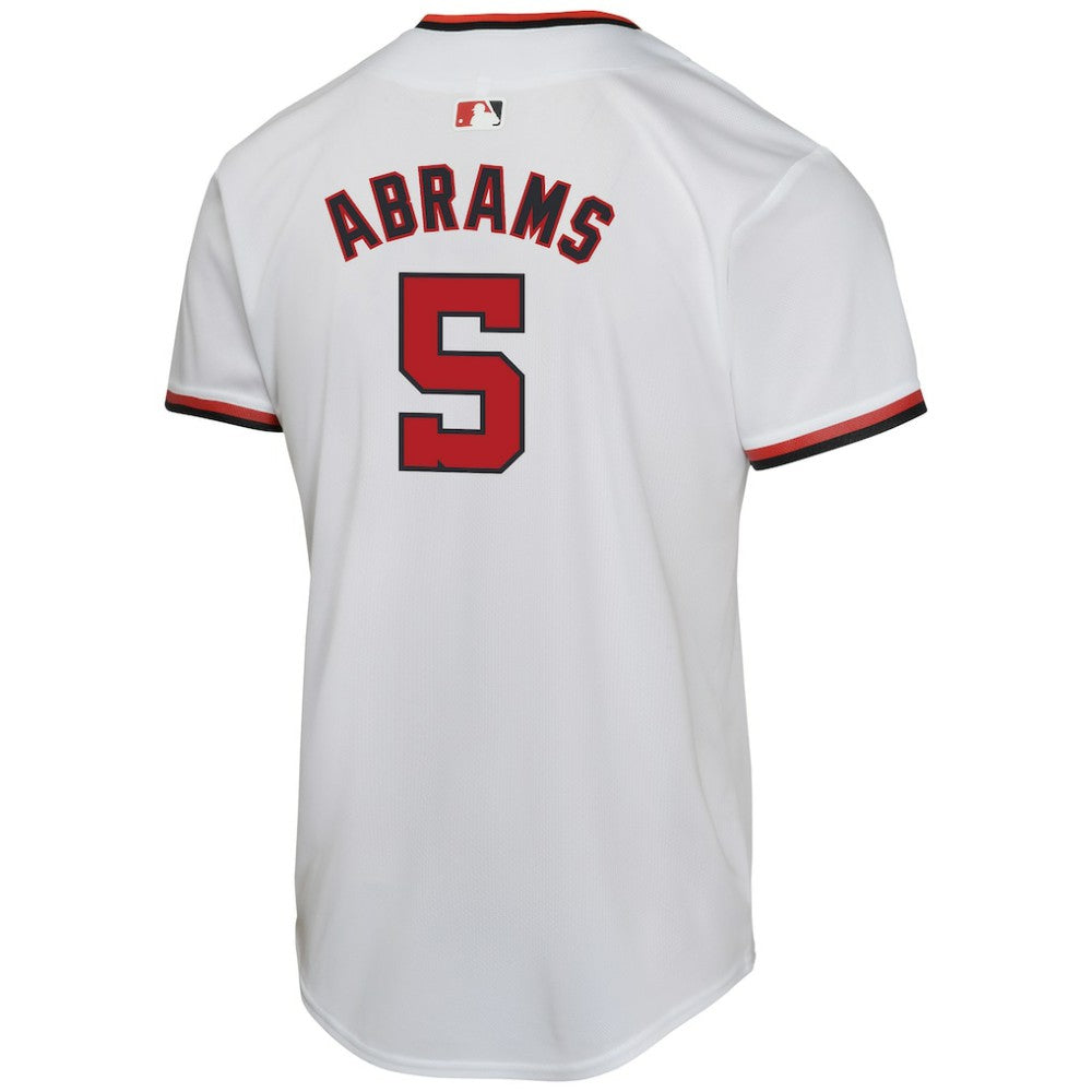 CJ Abrams Washington Nationals Nike Youth Home Game Player Jersey - White - Nike on Sale