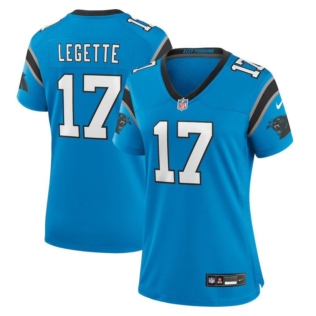 Nike Xavier Legette Carolina Panthers Women's Alternate Game Jersey Blue