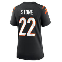 Nike Geno Stone Cincinnati Bengals Women's Game Jersey Black