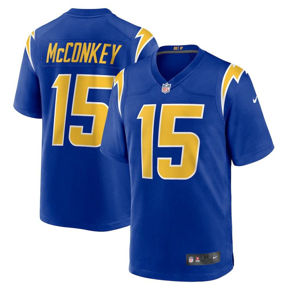 Nike Ladd McConkey Los Angeles Chargers Alternate Game Jersey Royal