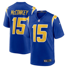 Nike Ladd McConkey Los Angeles Chargers Alternate Game Jersey Royal