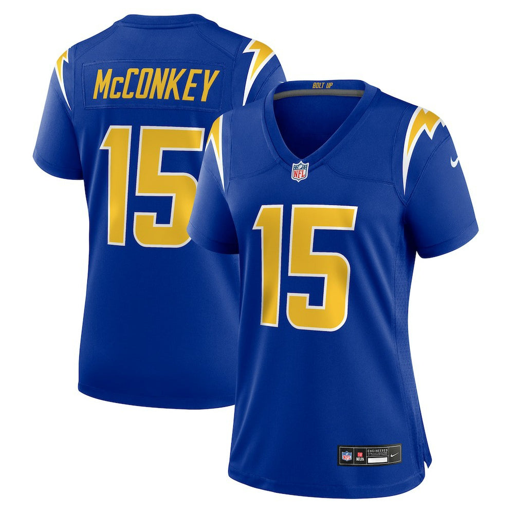 Nike Ladd McConkey Los Angeles Chargers Women's Alternate Game Jersey Royal