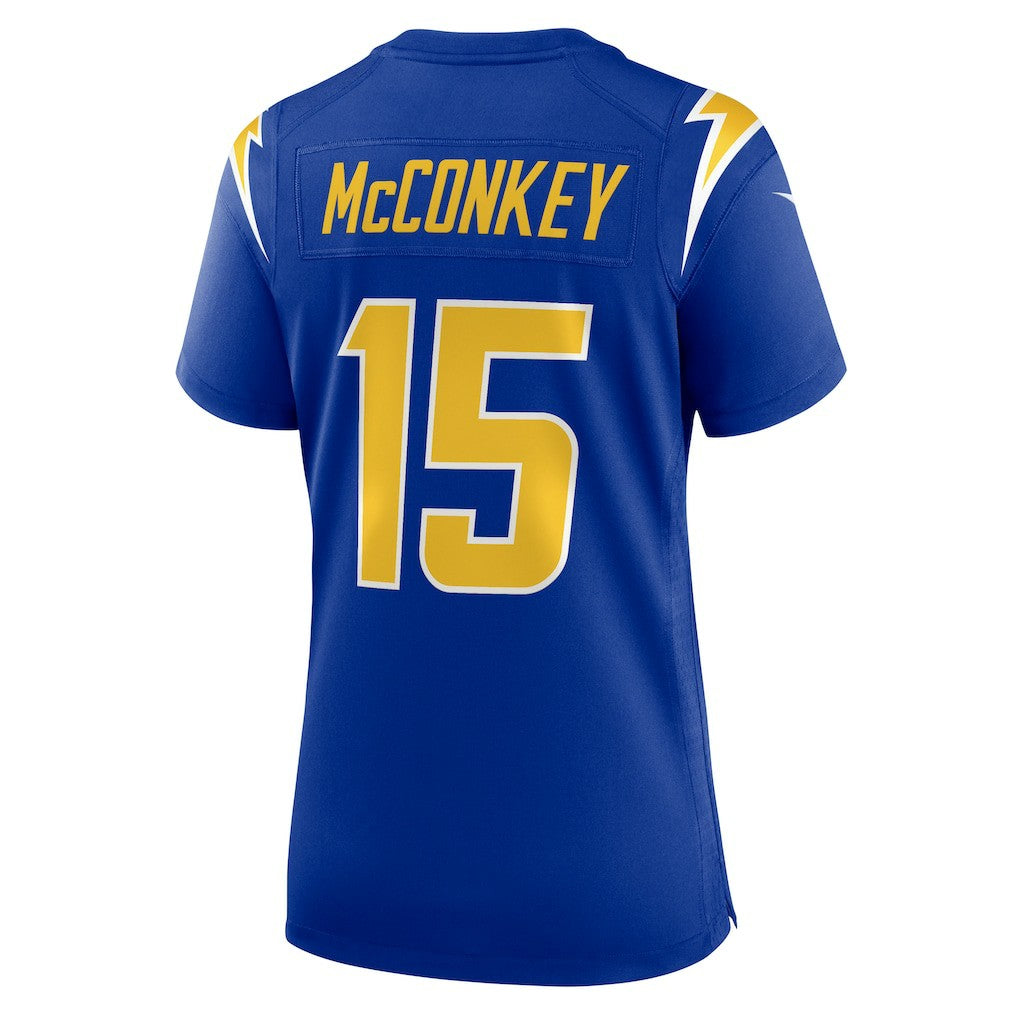 Nike Ladd McConkey Los Angeles Chargers Women's Alternate Game Jersey Royal