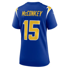 Nike Ladd McConkey Los Angeles Chargers Women's Alternate Game Jersey Royal