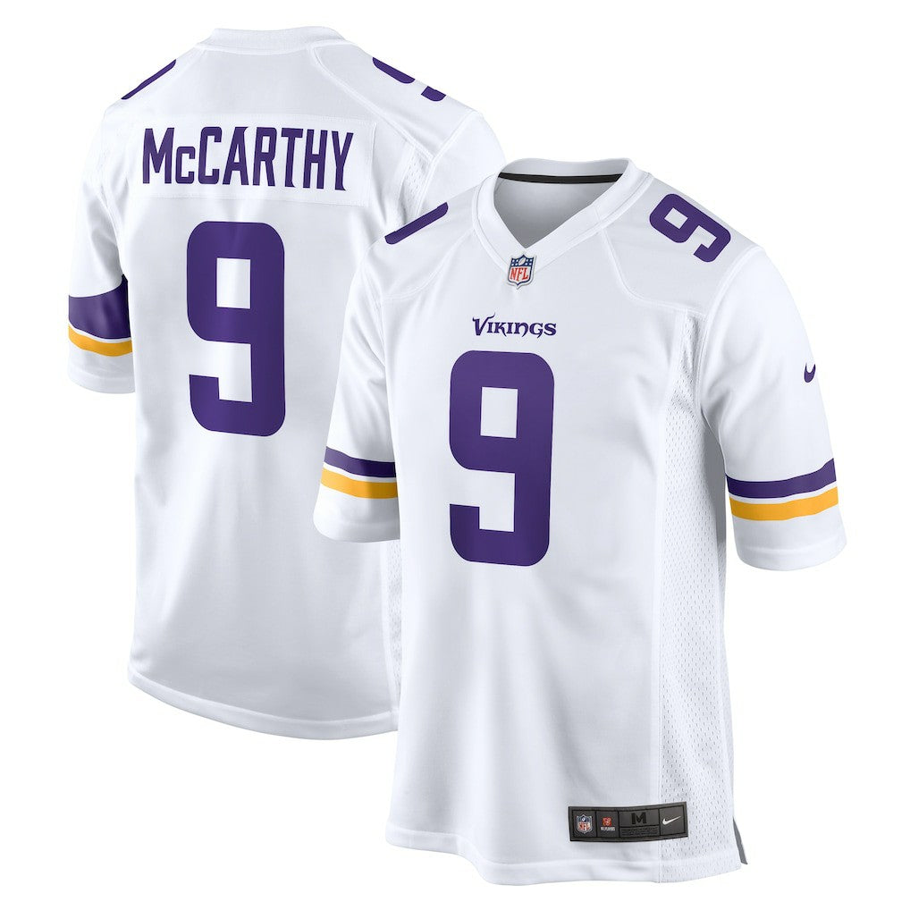 Nike J.J. McCarthy Minnesota Vikings Game Jersey White