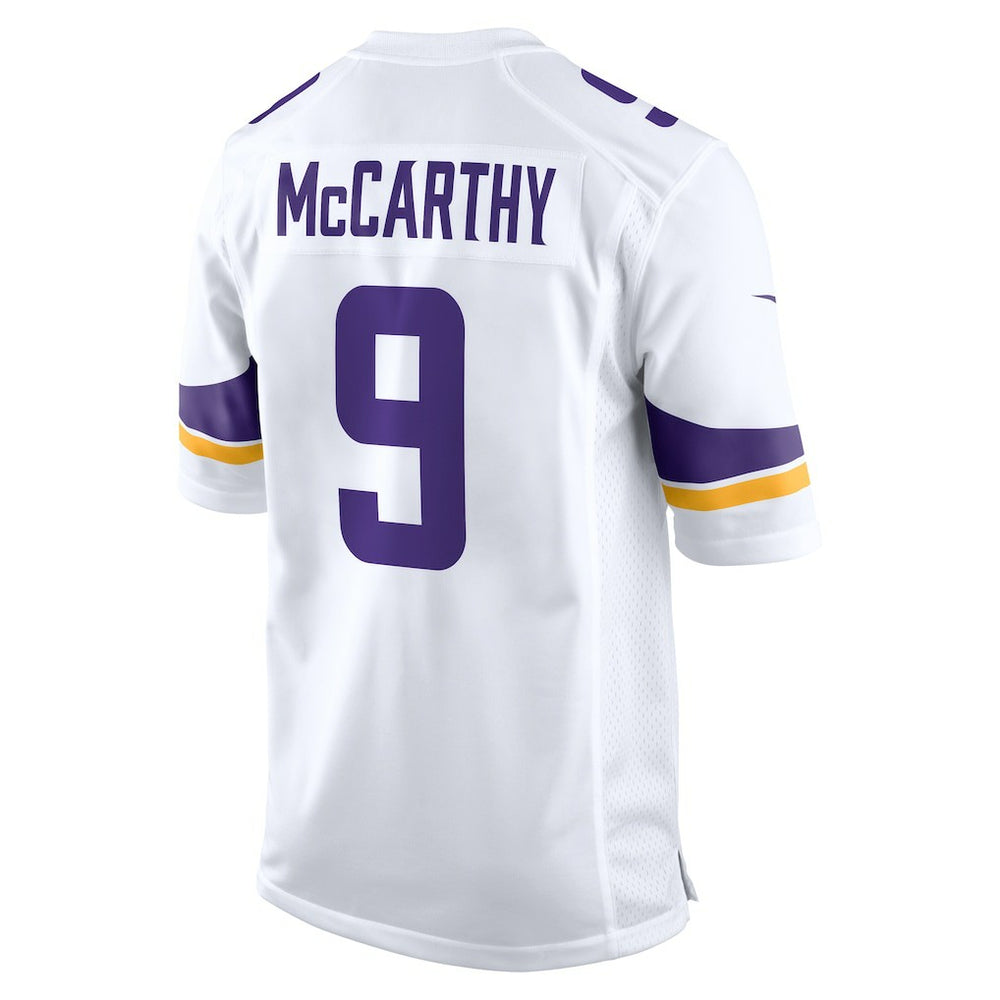 Nike J.J. McCarthy Minnesota Vikings Game Jersey White